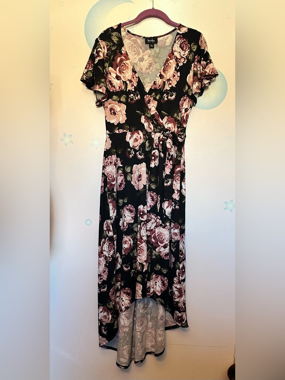 By & By High Low Floral Gothic Fairy Dress